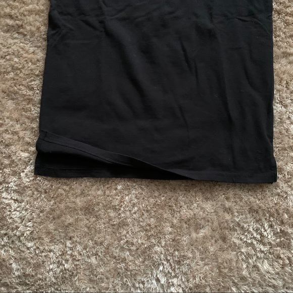 Extra Small Black Stretchable Simons Polo T-Shirt - Picture 4 of 7